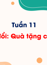 Tuần 11 - Trao đổi Quà tặng của em